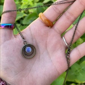 Copper pendant necklace